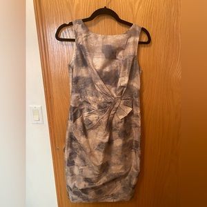 Nwot! Anne klein New York size 4 cream and grey dress